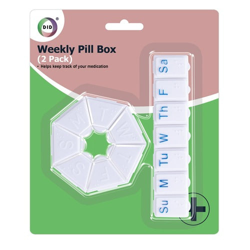 DID Pocket Weekly Pill Box 2pc Set