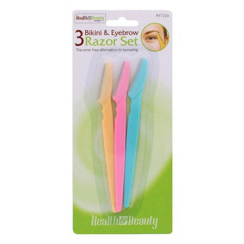 Bikini & Eyebrow Razor 3pk