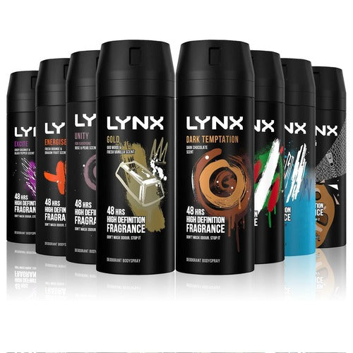 Lynx Deodorant Assorted 150ml 6pk