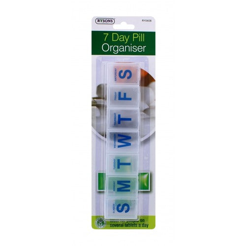 Rysons 7 Day Pill Organiser Bar